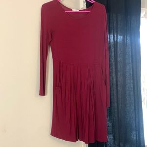 12PM by Mon Ami Maroon Soft dress